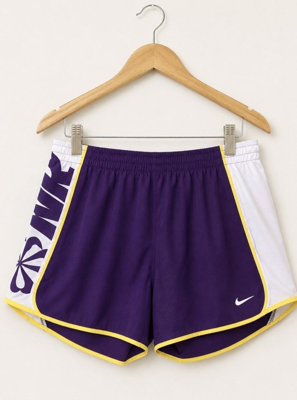 Nike University Dri-Fit Women's Purple Running Shorts S Northwestern Wildcats